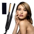 thumbnail image 4 of Mini Hair Straightener for Quick Touch Ups, Pencil Flat Iron for Short Hair, Beard and Pixie Cuts, 15 Second Fast Heat-Up Titanium Flat Iron with Adjustable Temperature Settings and Dua, 4 of 5