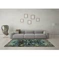 thumbnail image 3 of Ahgly Company Indoor Rectangle Persian Light Blue Traditional Area Rugs, 2' x 3', 3 of 4