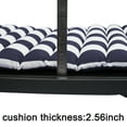 thumbnail image 5 of Only Choice 2PCS Set 72.83 x 23.62 in. Outdoor Chaise Lounge Cushion Replacement Cushion，Blue White Stripe, 5 of 6
