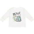 thumbnail image 3 of Inktastic Hello Kitty Cat Boys Long Sleeve Toddler T-Shirt, 3 of 5