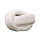 thumbnail image 3 of Cubierta de la caja de pañuelos Dispensador de pañuelos de papel Adornos de decoración Estuche con forma de nudo Servilletero facial para el hogar Blanco Sunnimix sostenedor del tejido, 3 of 8
