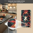 thumbnail image 5 of Yayeee Toggle Light Switch Wall Plate 1-Gang 4.5"x2.7" Home Decorative Outlet Cover, Red Abstract, 5 of 7