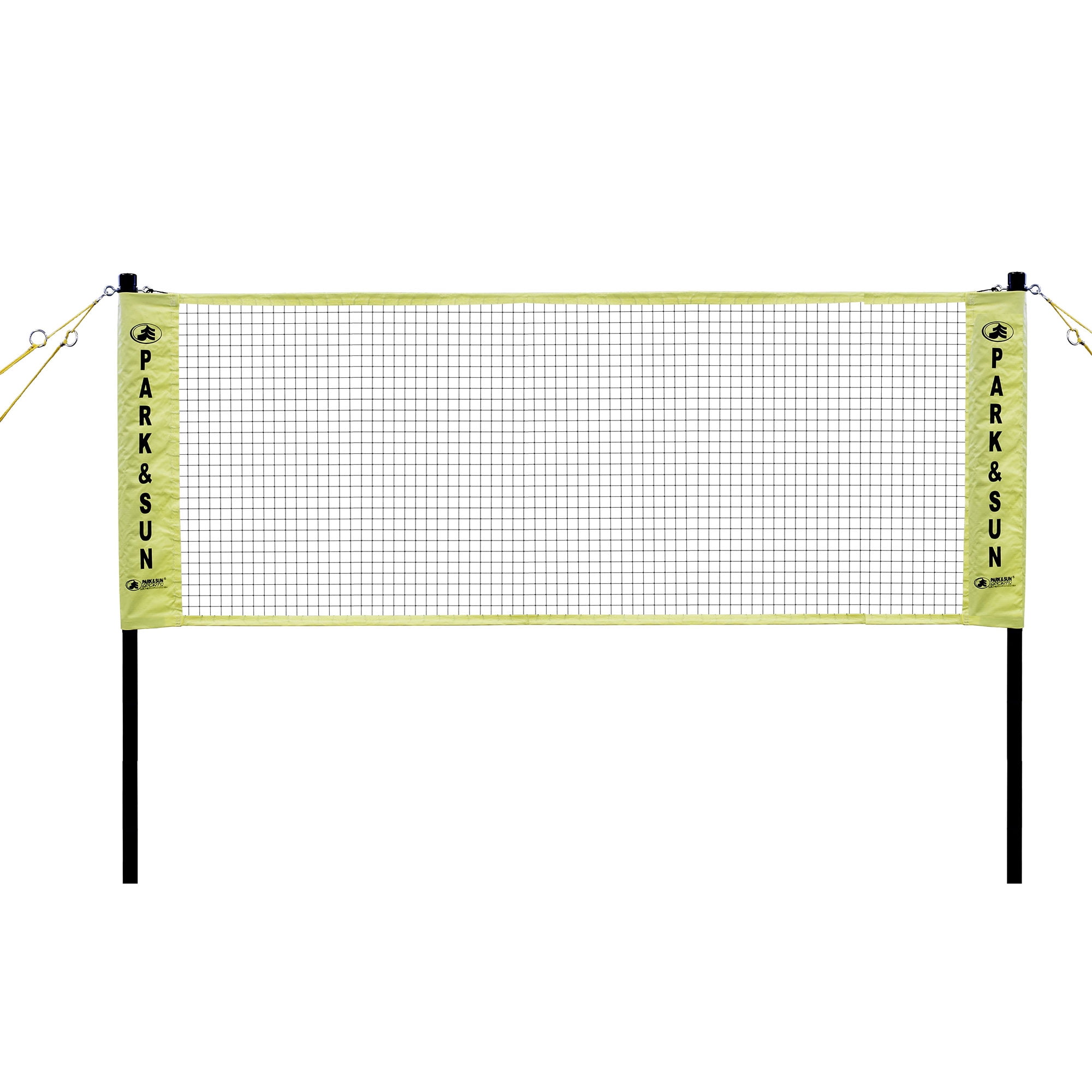 Park & Sun Sports Portable Indoor/Outdoor Badminton Net with Rope Cable Top, 