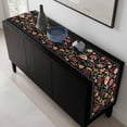 thumbnail image 5 of Watercolor Flowers Table Runner 36 Inches Long, Farmhouse Floral Vintage Black Kitchen Coffee Dining Table Decoration for Home Party Birthday Wedding Home Decor 13x36 Inches, 5 of 8
