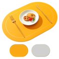thumbnail image 1 of Bangcool Napperon en Faux Cuir Réversible Imperméable Napperon de Table pour Cuisine, 1 of 10