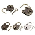 thumbnail image 2 of YIEMEEN Mini Bear Shaped Lock with for Key Home Keyed Padlocks Vintage for Wish Lock Antique Style Personalized Padlock for Back, 2 of 14
