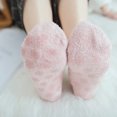 thumbnail image 6 of YIGSECU Women Winter Fuzzy Velvet Short Slipper Socks Fluffy Warm Non-Slip Boat Hosiery, 6 of 21
