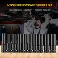 thumbnail image 6 of Socket,Set 10-piece Socket Carbon Steel With Cr-v Material With Drive Socket Set 10-piece Socket Sizes 8-19mm Carbon Steel 1/2 Inch Drive Inch Adapter Cr-v And 3/8 Inch Dsfen 3/8 Inch Adapter, 6 of 7