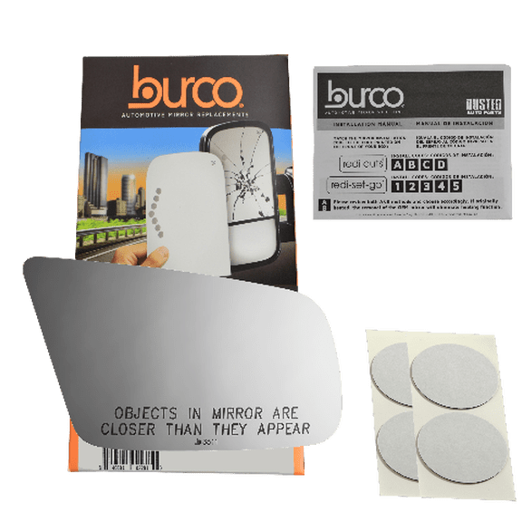 Fits 87-93 FD Mustang Right Passenger Mirror Glass Lens (Sail Type as Pictured)