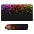 thumbnail image 2 of Bingfone Colorful Sparkling Large Gaming Mouse Pad,Extended Desk Mousepad With Stitched Edges,Non-Slip Base,Water Resist Keyboard Pad For Gamer, Office & Home, 29.5 X 16 In, 2 of 9