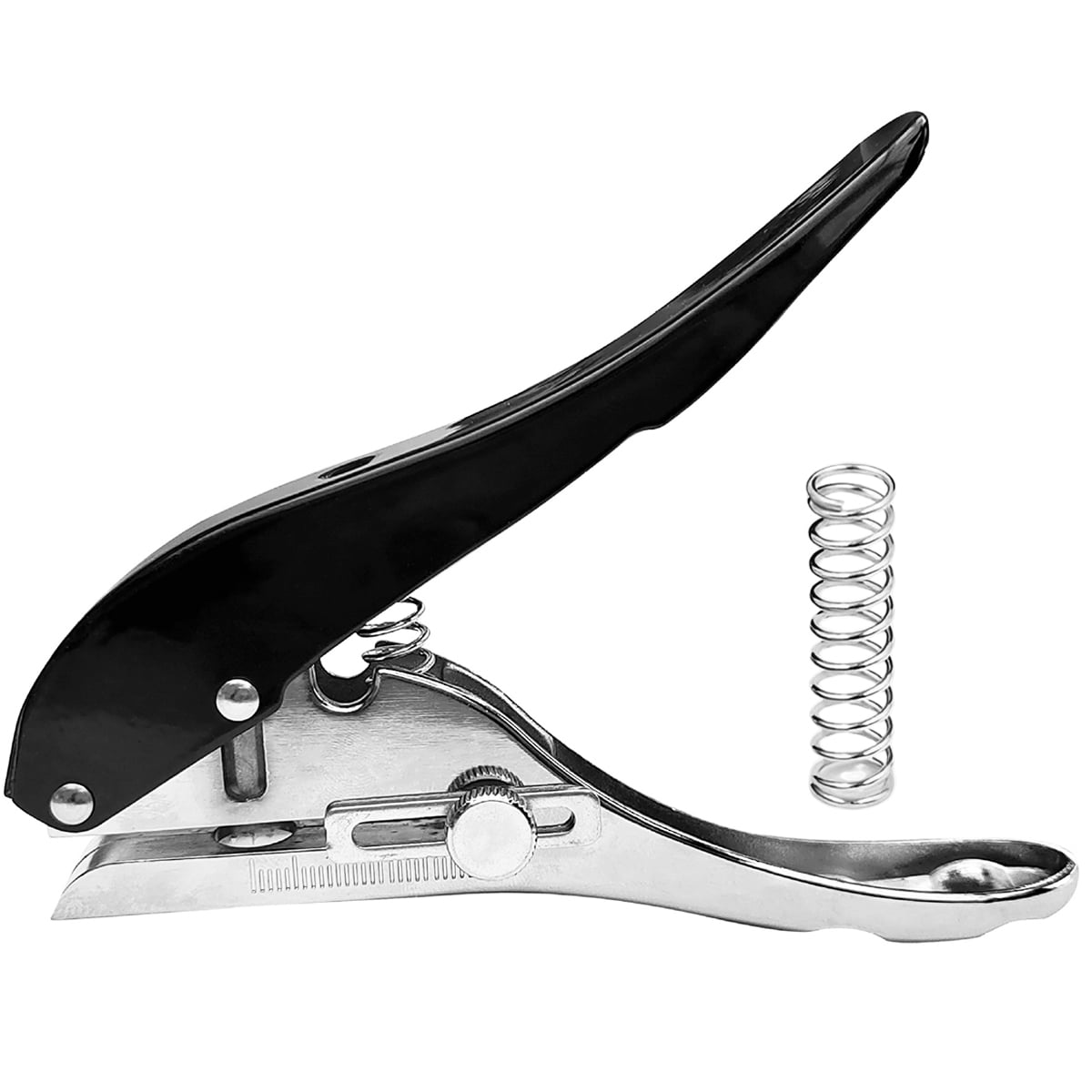 Threns Single Hole Punch 3/8inch Heavy Duty Hole Puncher Portable Paper