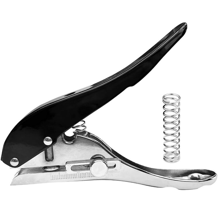 NKTIER Single Hole Punch 3/8inch Heavy Duty Hole Puncher Portable Paper  Punch Handheld Long Hole Punch Metal Hole Punch Tool for Paper Cards  Plastic Cardboard 