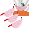 thumbnail image 4 of Nidos de Loros, Nidos de animales Pequeños Nidos de Hámster, Nidos de Hamaca de Frannelette, Cama Colgante Colgante para Pájaros de Hálters, 4 of 7