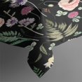 thumbnail image 3 of Pioneer Flower Floral Print Pattern Rectangle Tablecloth 60"x84",Waterproof Polyester Rectangle Table Cloth, Wipeable Spillproof Polyester Tablecloth for Dining, Camping, Indoor and Outdoor, 3 of 5