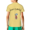 thumbnail image 2 of Curious George Shirt Kids 3D Printing Cartoon T Shirts Crewneck Short Sleeve Shirts Tee Gifts for Boys and Girls, 2 of 5