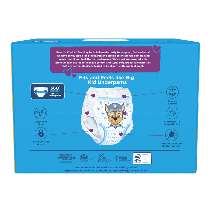 Paw Patrol Training Pants for Boys, 2T/3T, 94 Count (Select for More Options)