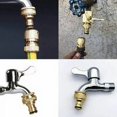 thumbnail image 4 of Accesorios para grifos de jardín de latón, 2 uds., accesorios para mangueras de jardín de 3/4 pulgadas, accesorios de agua para grifos de mangueras de jardín, 4 of 5
