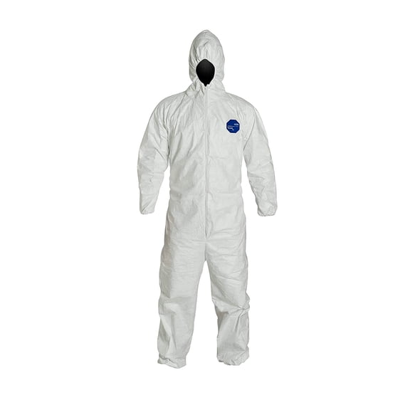 Tyvek Disposable Suit, White, 3XL (Unisex)