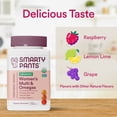 thumbnail image 6 of SmartyPants Women's Organic Multi & Vegetarian Omega 3 Gummy Vitamins with D3, C & B12 - 90ct, 6 of 11