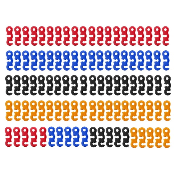 Koiauber Aluminum Alloy Guyline Cord Adjuster Tent Tensioner Outdoor Camping Hiking Backpacking Tent Wind Rope Buckle