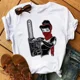 thumbnail image 1 of Nuevas camisetas para mujer, moda Punk, camiseta con estampado de princesa, ropa de calle de manga corta, camiseta Kawaii de Disney, camisetas para mujer, 1 of 1
