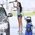 thumbnail image 3 of Costway 3000PSI Electric High Pressure Washer Machine 2 GPM 2000W w/ Deck Patio Cleaner Blue, 3 of 12