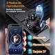 thumbnail image 4 of Archy Receptor Transmisor Bluetooth para Carro FM 3.1A Coche Auto Manos Libres Radio Reproductor Música MP3 Entrada USB Pantalla Luz LED Memoria Micro SD (BTX8), 4 of 7