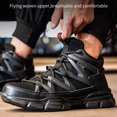 thumbnail image 3 of Safety Shoes Men's Lightweight Anti-smashing Comfortable Cushioning Work Trainers Eu 37-48, 3 of 8