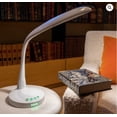 thumbnail image 2 of Stella Go LED Desk Lamp with Wireless Charging Pad, Touch Control Dimmable Light, Adjustable Gooseneck Desk Lamp for Home Office, Study, Reading, 2 of 10