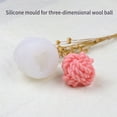 thumbnail image 4 of Billuyoard Molde de silicona hilo de lana tridimensional fácil de usar moldes de decoración DIY molde decorativo pasteles dulces hornear Artesanía Billuyoard  HA080791-00, 4 of 6