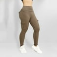 thumbnail image 5 of Women's Yoga Wide Waistband Pants - Multiple Pockets, Nylon/Spandex, Active/Casual, XS-XL, 5 of 8