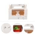 thumbnail image 4 of EeaseMX 10 cajas de almacenamiento para pasteles, caja de pastel marmolada, caja de postre, contenedor de papel para pasteles, 4 of 7