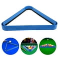 thumbnail image 2 of KAKOWELY billiards storage bracket Triangle Billiard Ball Rack Pool Table Ball Holder Plastic Positioning Rack Pool Ball Rack Holder Billiard Accessory For Billiards Table Blue, 2 of 4