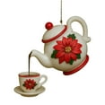 thumbnail image 2 of Ljxge 2D Teapot Christmas Ornament Retro Style Hanging Decor With Pouring Effect Gift For Tea Lovers Holiday Tree, 2 of 9