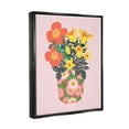 thumbnail image 3 of Stupell Industries Pink Modern Bouquet Botanical & Floral Painting Black Floater Framed Canvas Art Print Wall Art, 17 x 21, 3 of 9