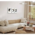 thumbnail image 6 of Modern Neutral Gallery Wall Art Set of 3 Black and White Minimalist Abstract artwork for wall Farmhouse Decor Bedroom Living Room, 6 of 6