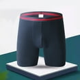 thumbnail image 3 of rygai Men Boxers U Convex Breathable Non-slip Anti-septic Anti-static Keep Warm High Elasticity Constant Temperature Men Underpants for Inside Wear,Black 3XL, 3 of 8