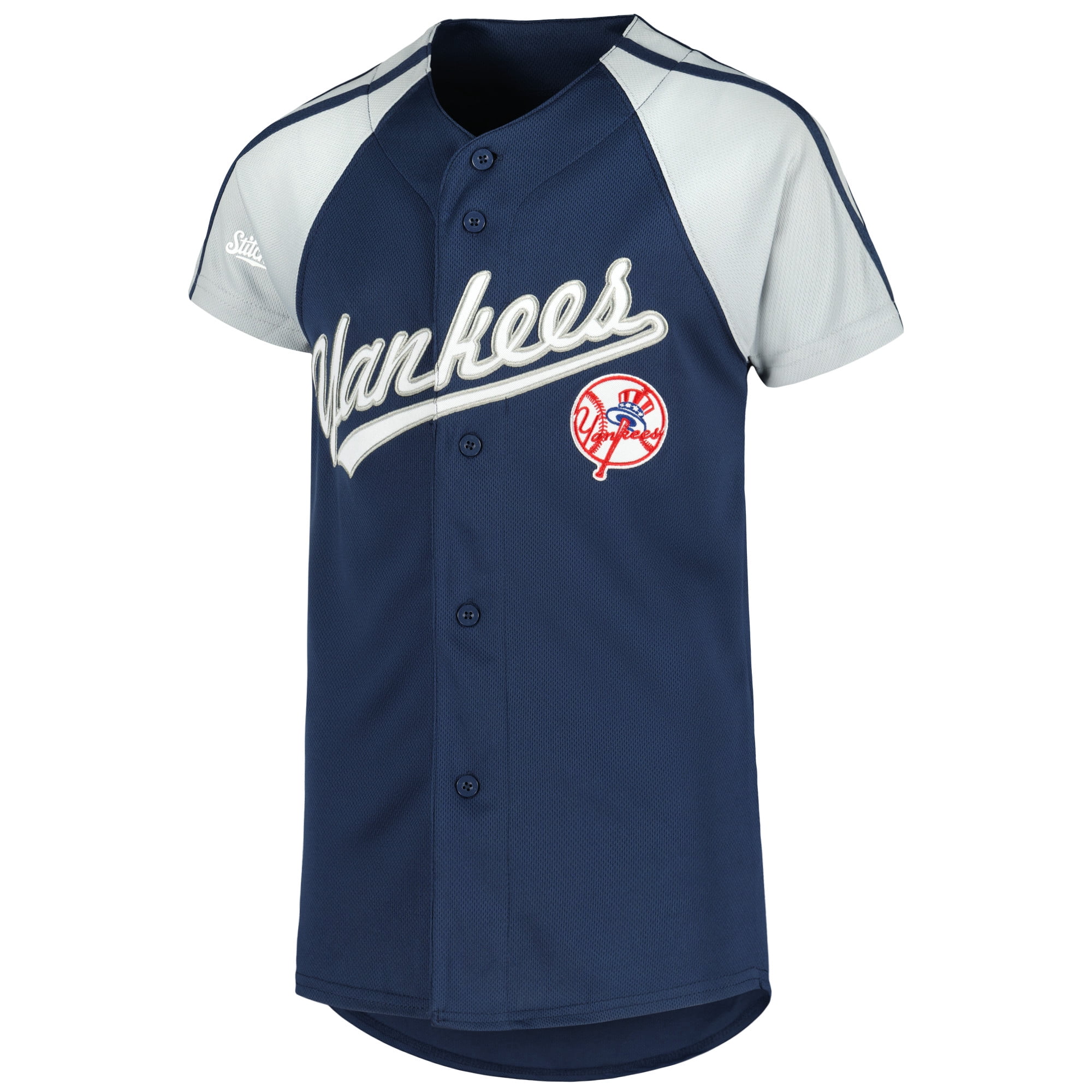 Youth Stitches Navy/Gray New York Yankees Team Jersey