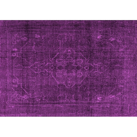 Ahgly Company Indoor Rectangle Persian Pink Traditional Area Rugs, 3' x 5'