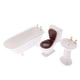 thumbnail image 4 of Accesorios de baño Zulema 3 uds Para 1/12 Muebles baño inodoro lavabo, 4 of 8