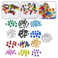 thumbnail image 4 of SPRING 200Pcs/Set 8mm Transparent Square Corner Cube Colorful Clear Solid Color Dice Chess Piece Right Angle For DIY Board Game blue, 4 of 5