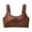 Coffee, variant on Women Seamless Full Bust Support Bra, Side Coverage No- Comfort Bralette, Adjustable Back Hook Underwire Bra for Everyday Wear Beige M