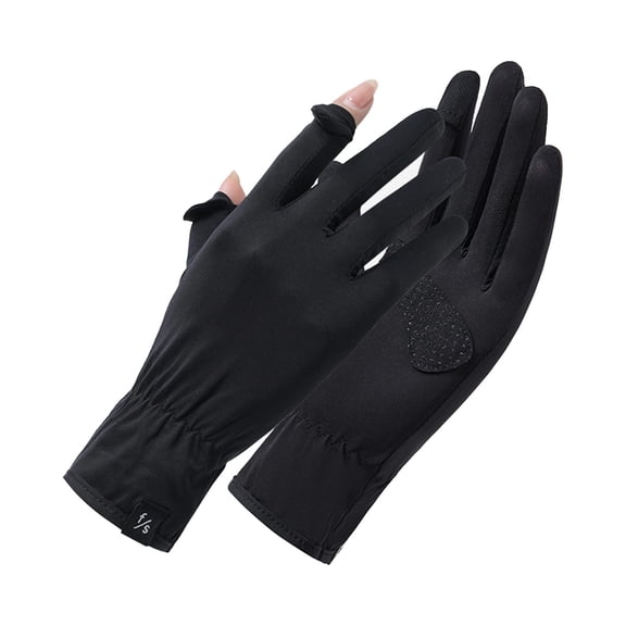 UV Sun Protection Gloves for Women Summer Quick Dry Touchscreen Gloves with Cooling Fabric Non Slip Gloves Driving Ridding Free Size