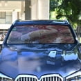 thumbnail image 7 of BZSMCE Foldable Car Windshield Sunshade Umbrella-Pearl Floral Crane Pattern, 7 of 7