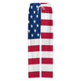 thumbnail image 4 of Abstract USA Flag Pajama Pants Comfortable Elastic Waist Pajamas Fashion Sleepwear Bottoms Plus Size Homewear, 4 of 6