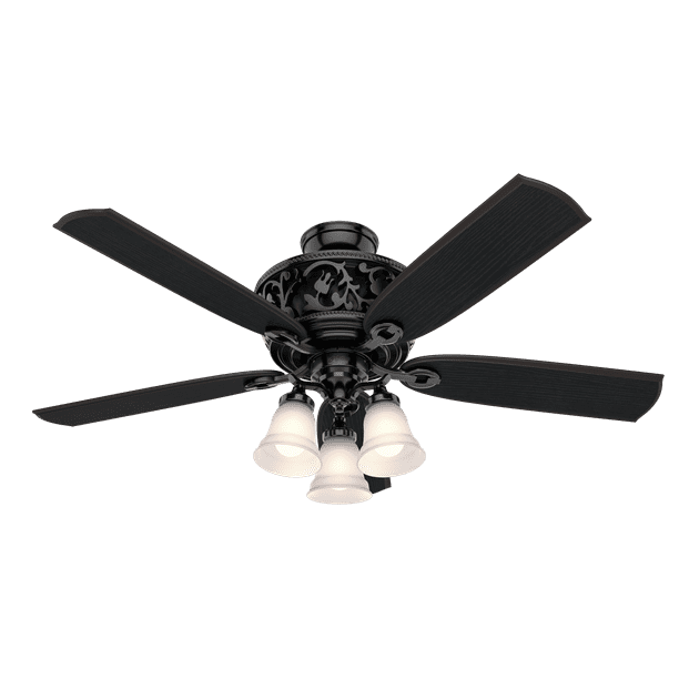Hunter 54 Promenade Gloss Black, Hunter Black Ceiling Fan