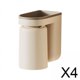 thumbnail image 1 of Estante Colgante Multifuncional Para Cepillos De Dientes, 4 Unidades, Para El Hogar, El Baño Y La Cocina, Color Beige, 1 of 8