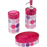 your zone warm dot 3-pc accessory set