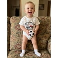 thumbnail image 6 of BemeyourBBs Newborn Baby Boys Summer Clothes Infant Baby Boys Football Outfit Bubble Romper Soccer in Tractor Print Short Sleeve Bodysuit Playsuit Jumpsuit, 6 of 9