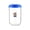 C, variant on A Airtight Food Storage Container Cute Bear Print Clear Round Canister With Blue Cover For Spice Nut Pasta Kitchen Organizer